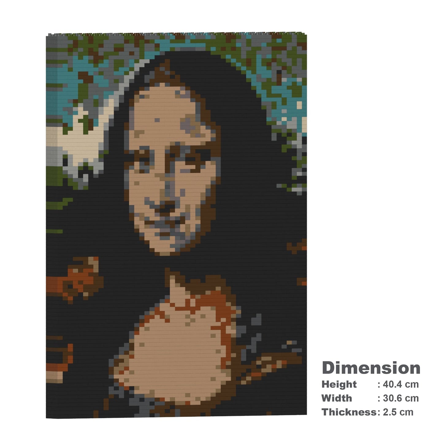 Mona Lisa Brick Painting 02S