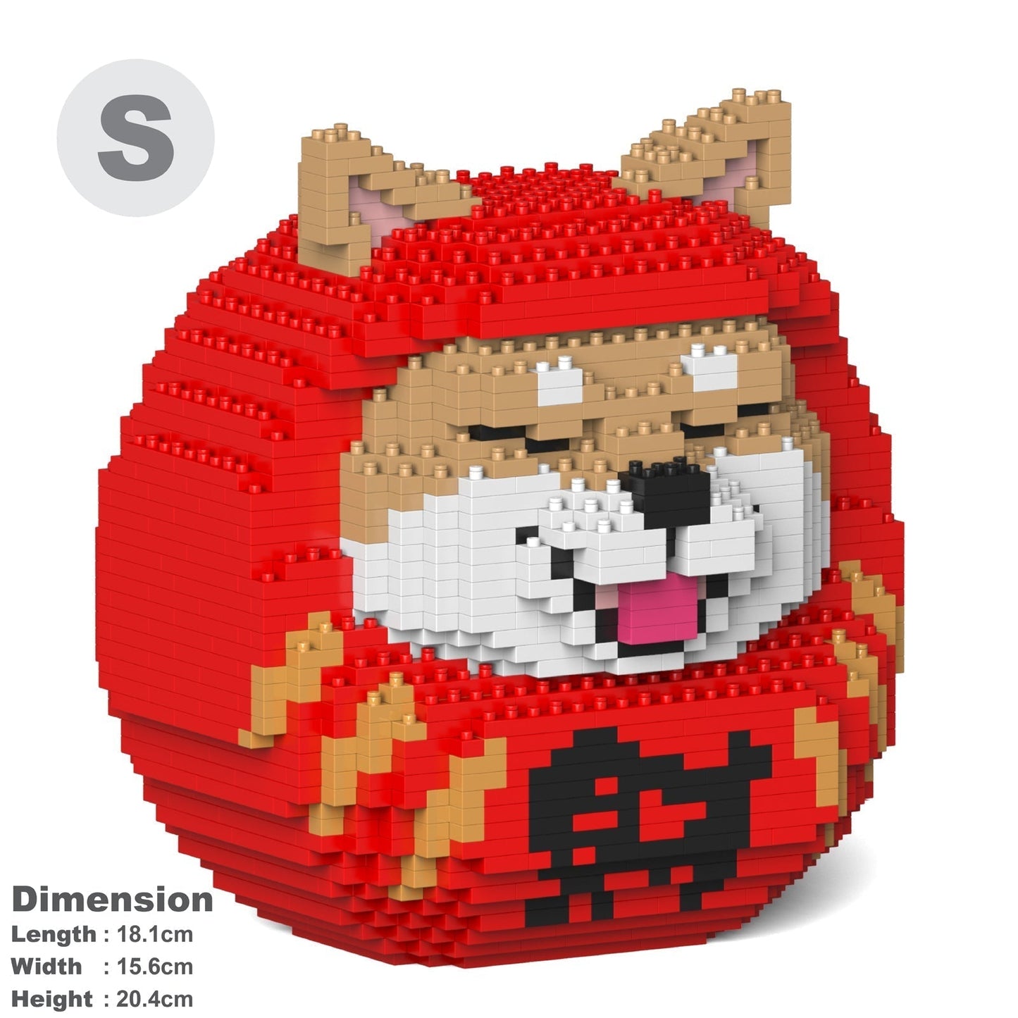 Shiba Daruma Doll 01-M01