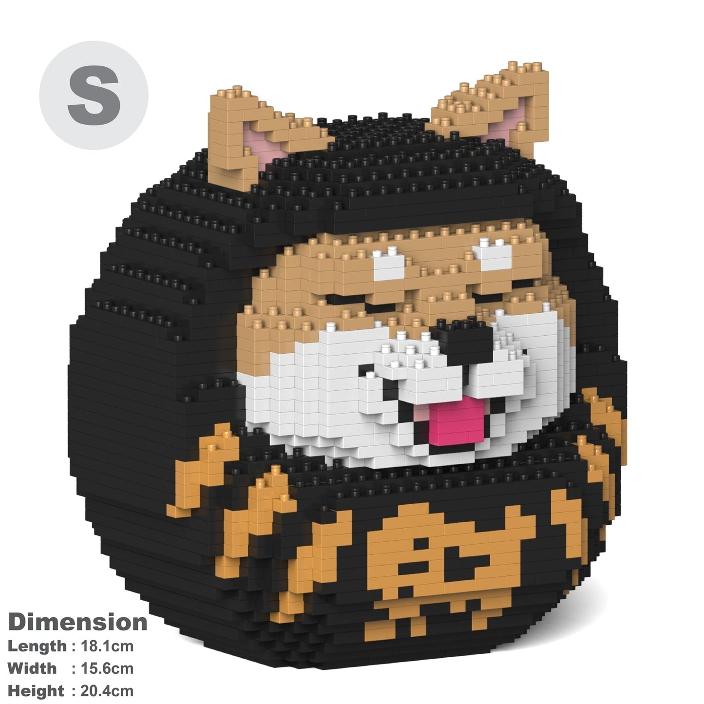 Shiba Daruma Doll 01-M02