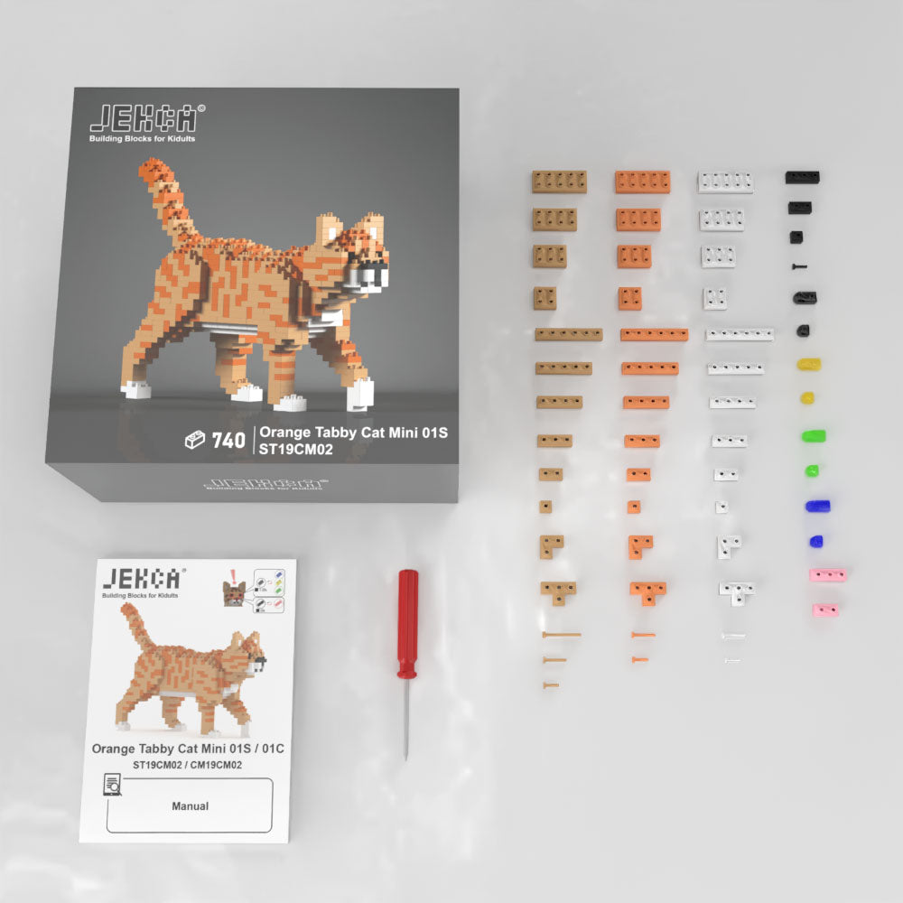 Orange Tabby Cat Mini 01S