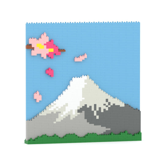 Mount Fuji Brick Painting 01
