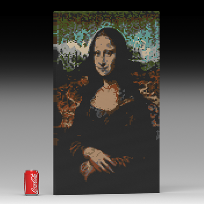 Mona Lisa Brick Painting 01S