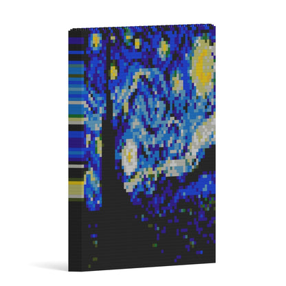 The Starry Night Brick Painting 01S