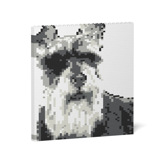 Standard Schnauzer Brick Painting 01S